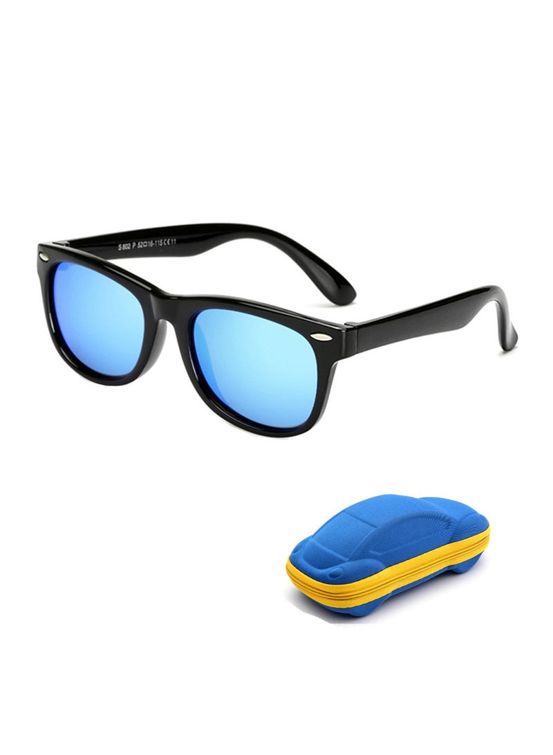 Kids Polarized Sunglasses Rubber Flexible Shades for Girls Boys Age 3-9 - Image 1